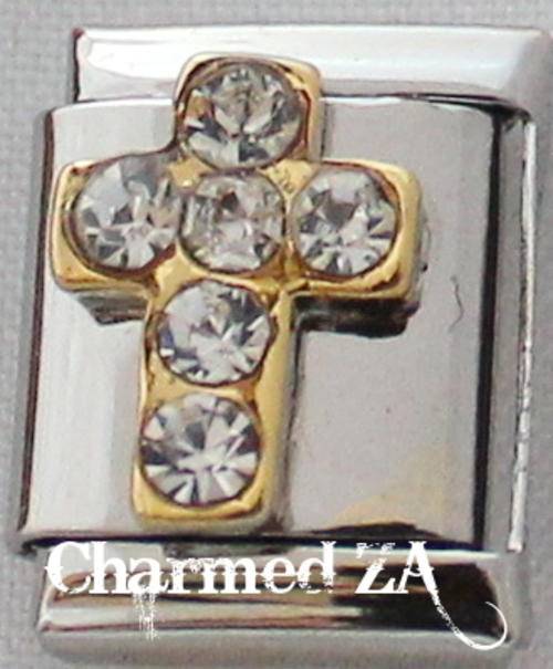 13mm CZ Cross (Only fits 13mm Bracelet)