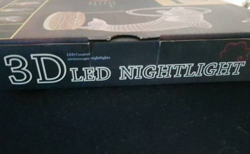 Iron Man 3D Art Nightlight (Home Décor Lamp) - USB powered