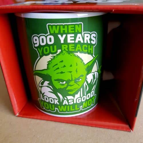 Star Wars Yoda Stoneware Mug (Official Licensed Disney merchandise) - Collector's item!