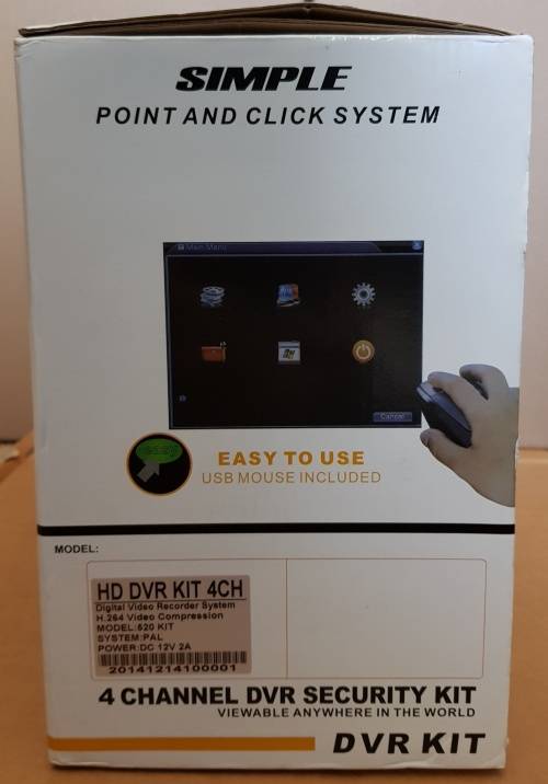 4 Channel DVT Security Kit - MONITOR everything from your Smart Phone!