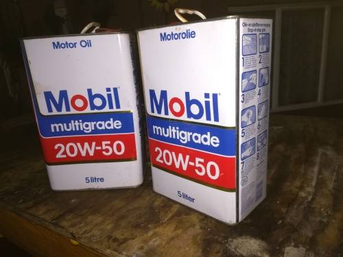 Vintage Oil canisters