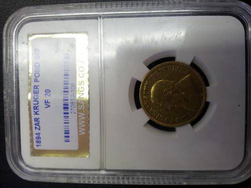 1894 ZAR KRUGER POND S/S F