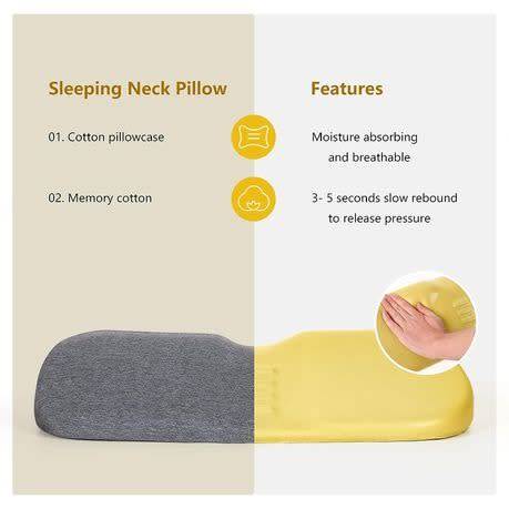 Cervical Neck Pillow for Sleeping, Memory Foam Pillow Neck