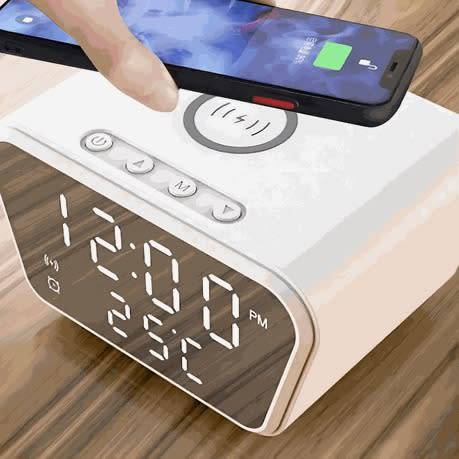 Wireless Charging Clock Alarm
