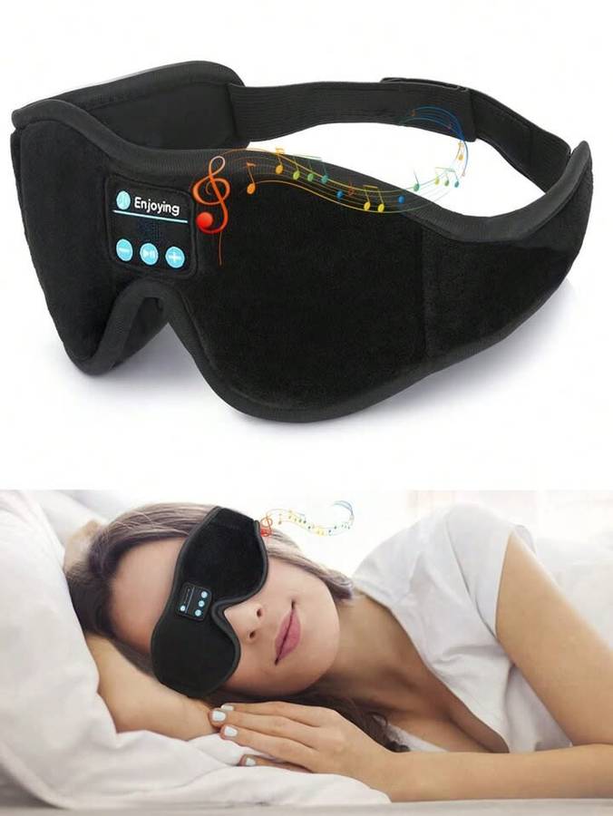 Sleep Headphones Bluetooth 5.0 Wireless 3D Eye Mask