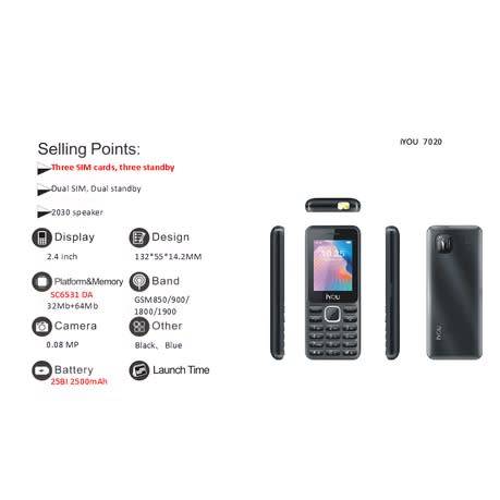 Iyou 7020 - slim mobile phone