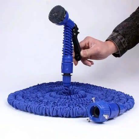 Magic Hose Expandable Garden Hose, Garden Sprinkler 15M - Blue