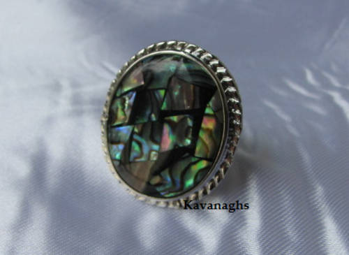The Kavanaghs Collection - 27mm  Abalone Ring