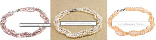 Lot of THREE Stunning Freshwater Pearl Necklaces