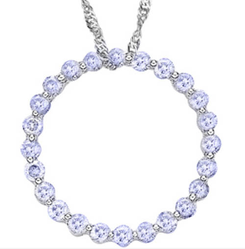 The Kavanaghs Collection - Alluring 1.00ct Genuine Tanzanite Pendant