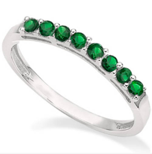 The Kavanaghs Collection - Exquisite 0.34cts Genuine Emerald Ring