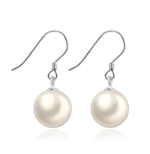 Genuine 12mm South Sea Shell Pearl Earrings