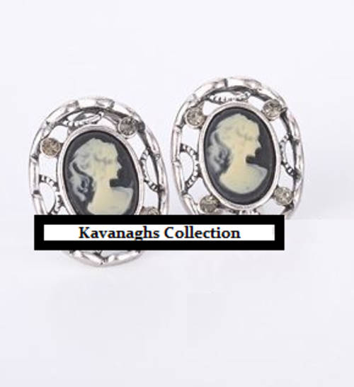 The Kavanaghs Collection - Vintage Cameo Earrings