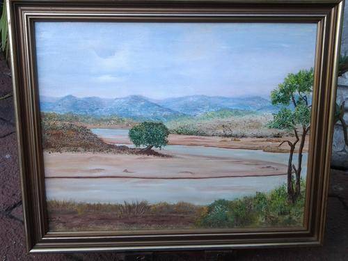 A Stunning painting by artist Ebireb -  44cmx36cm.. A Beauty.... - a definate for the collector.