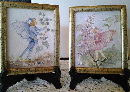 A set of fairy "Helen Swingburn" paintings- truly gorgeous  - see pics.