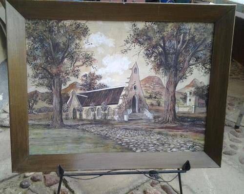 A Stunning painting by Artist "S.J. Cox" A definate for any art collector - see pics.