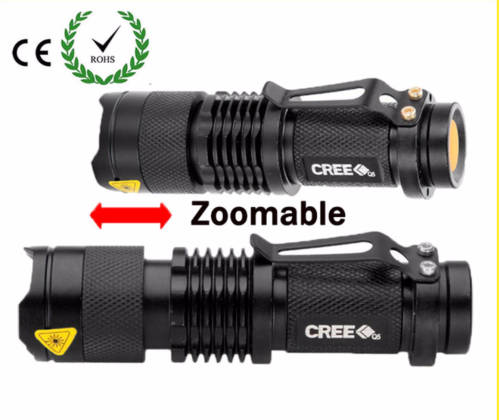 Cree 2000 Lumens pocket LED light