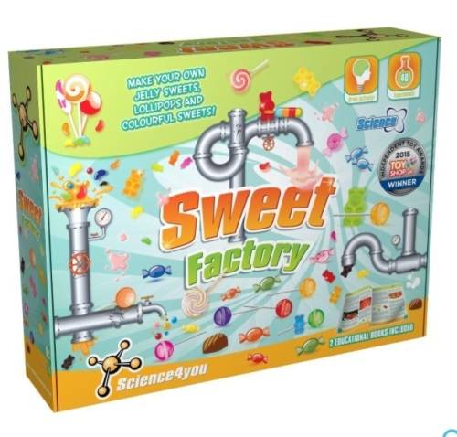 Sweet Factory "Jelly sweets, Lolly pops & Colourful sweets" 2 educational books included