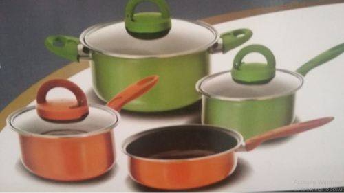 STUNNING 7 PIECE COOKWARE SET**
