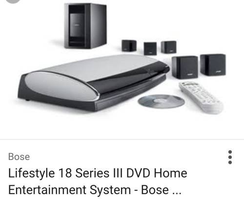 bose lifestle 18