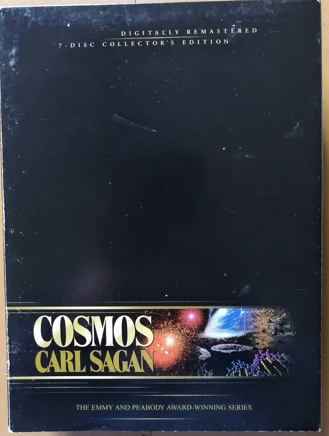 COSMOS CARL SAGAN ORIGINAL COLLECTOR`S EDITION 7 DISC SET EMMY AWARD