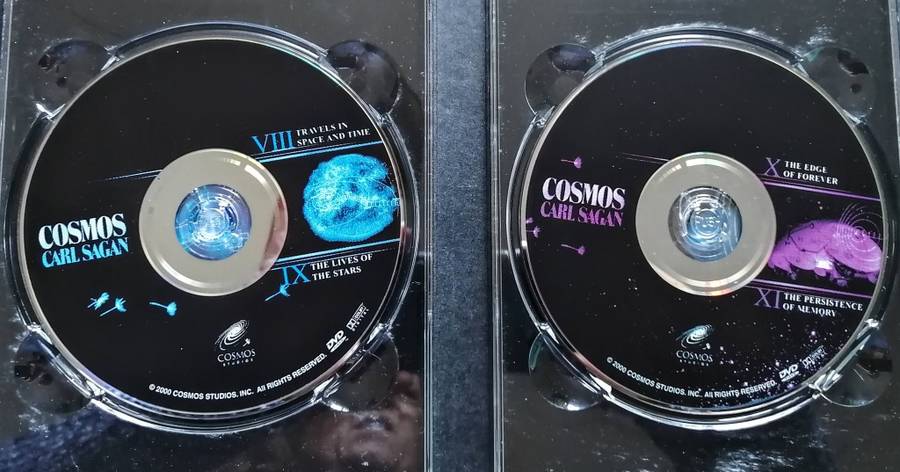 COSMOS CARL SAGAN ORIGINAL COLLECTOR`S EDITION 7 DISC SET EMMY AWARD