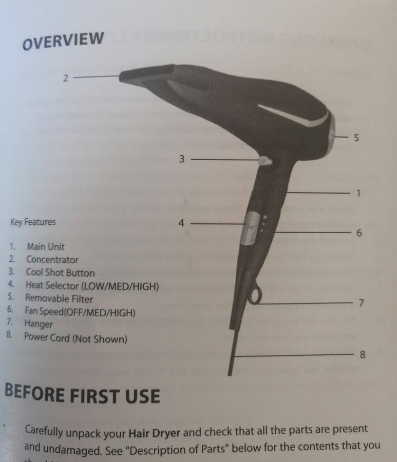 HAIRDRYER Foldable Safeway New-in-box
