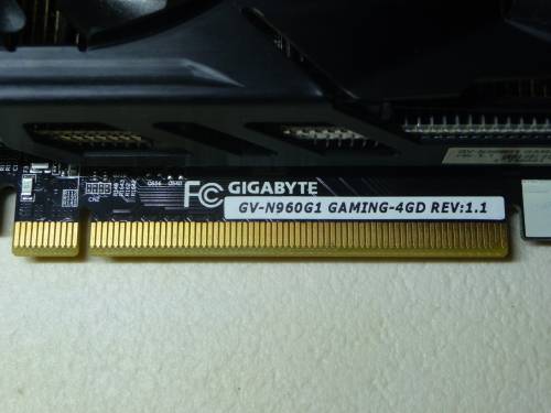 GIGABYTE G1 NVIDIA GeForce GTX 960 Gaming Graphics Card GDDR5 PCI Express 3.0 4GB