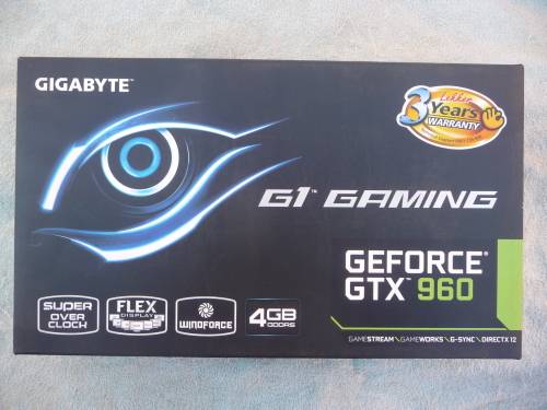 GIGABYTE G1 NVIDIA GeForce GTX 960 Gaming Graphics Card GDDR5 PCI Express 3.0 4GB