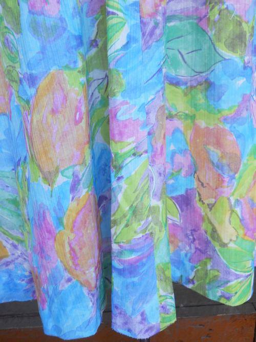 Chocolat Negro floral sleeveless vintage dress