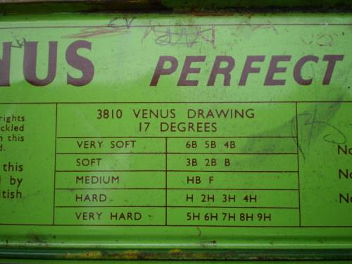 Rare Antique Venus Perfect Pencils Tin Made In England