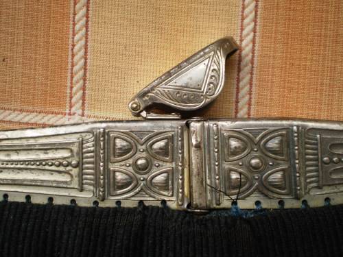 Antique French Black Art Nouveau Hand Bag With Metal Frame
