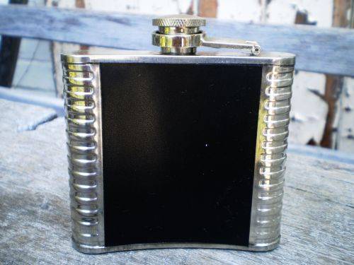 Stainless Steel KWV Hip Flask 5 oz