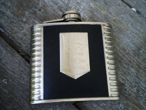 Stainless Steel KWV Hip Flask 5 oz