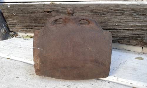 Antique Wooden Primitive Hand Carved Water Bottle