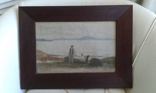 Alexander Forbes Irvine FORBES (1871 - 1959) Woodstock Beach Cape Town Oil On Canvas
