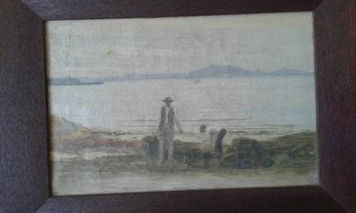 Alexander Forbes Irvine FORBES (1871 - 1959) Woodstock Beach Cape Town Oil On Canvas