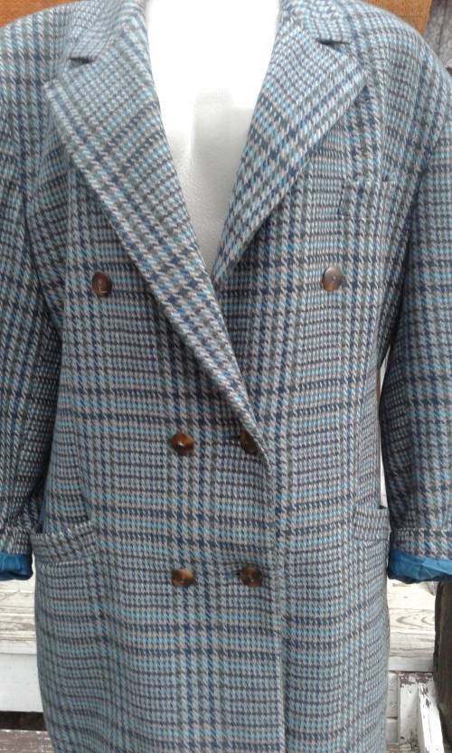 Vintage 1990s Pure New Wool Blazer By Galleria Size 14 Made In Italy