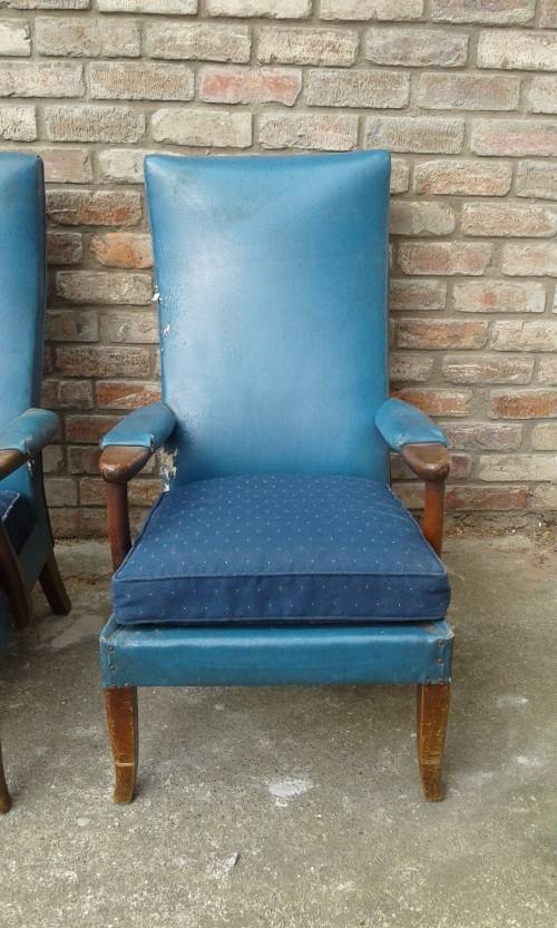 Two Mid Century Modern Original Parker Knoll Armchairs Original Cond. Not Restored OWN COLLECTION