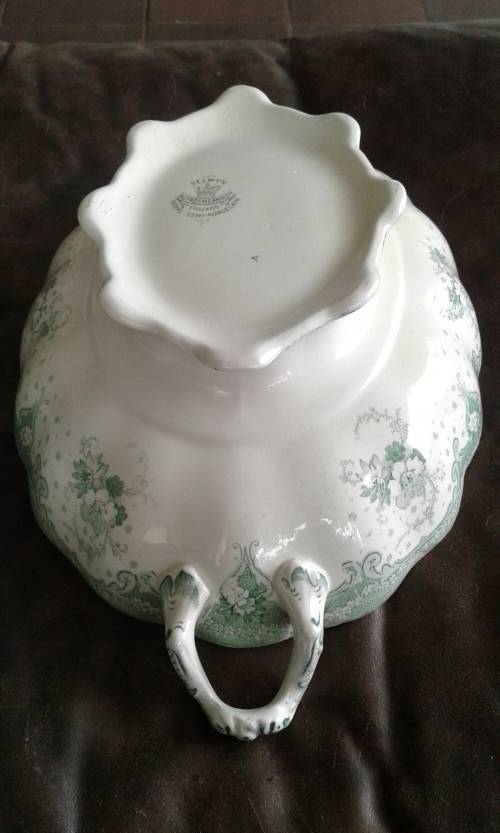 Antique SELWYN Alfred Meakin Royal Semi Porcelain Soup Bowl Casseroles Dish No 47