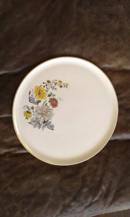 Vintage Constantia Porcelain Mid Century Cake Serving Platter