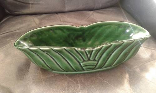 DROSTDY WARE Green Art Deco Planter Urn Vase Made In England 242
