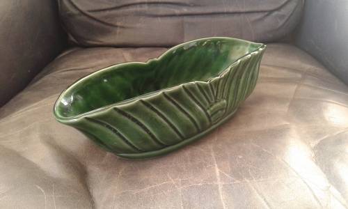 DROSTDY WARE Green Art Deco Planter Urn Vase Made In England 242