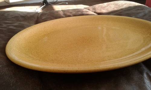 Vintage MCM Willsgrove Pottery Rhodesia Large Serving Platter Stoneware