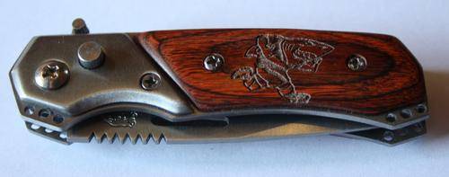 Sharks Laser Engraved Pocket Knife