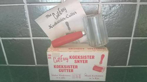 Vintage koeksister cutter