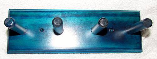Wooden Clothes Hook (Aqua / sea blue)