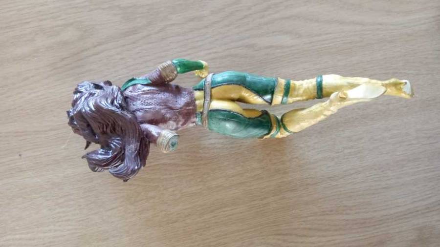 3d Printed Rogue Statue, separated from base, loose arm