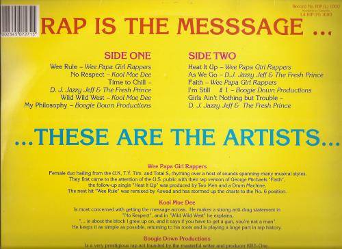 VARIOUS - RAP ATTACK - VINYL LP (SA RELEASE)