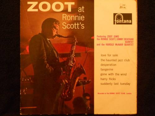 ZOOT SIMS - ZOOT AT RONNIE SCOTT'S - VINYL LP